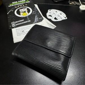 Louis Vuitton Epi Tri Fold Wallet